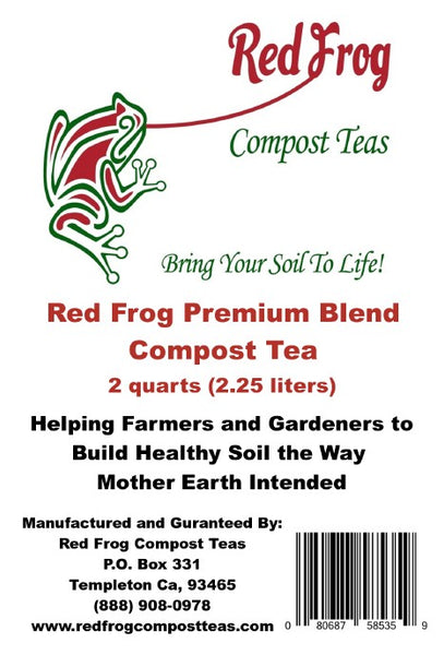 4 4 lb Bags of Red Frog Compost Teas Premium Blend Compost Teas