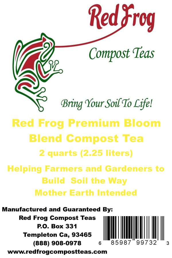 1 4 lb Bag of Red Frog Compost Teas Bloom Blend