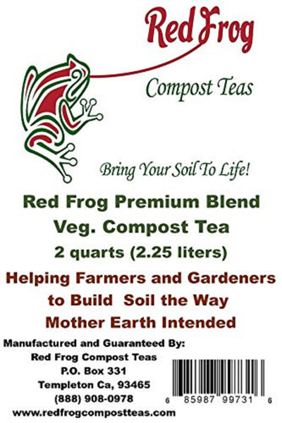 4 4 lb Bags of Red Frog Compost Teas Veg. Blend