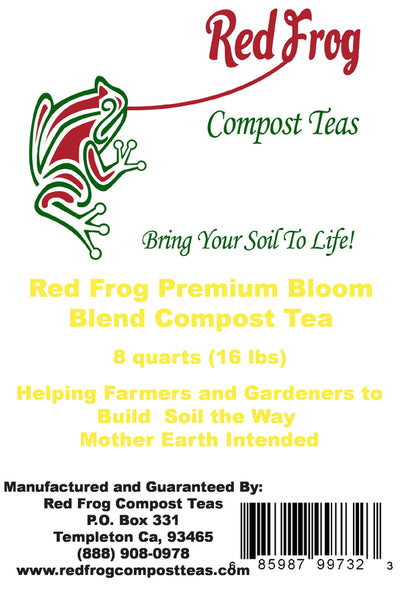 1 16 lb Bag of Red Frog Compost Teas Bloom Blend